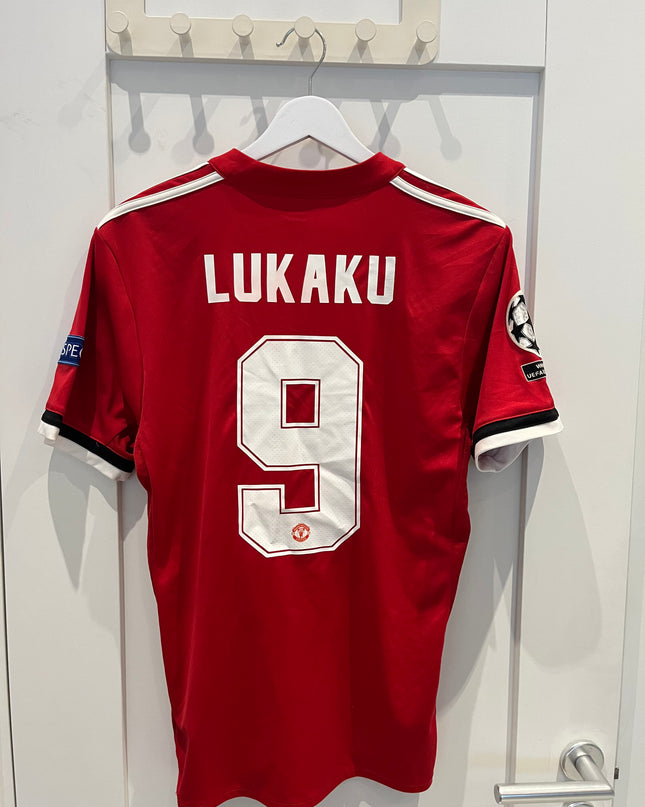 Manchester United home shirt 17/18 #9 Lukaku (S) 7/10