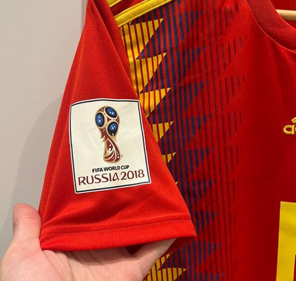 Spain home 2017/2018 #6 Iniesta (M) 8/10