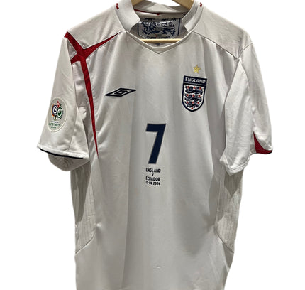 England home 2006 #7 Beckham (L) 7/10