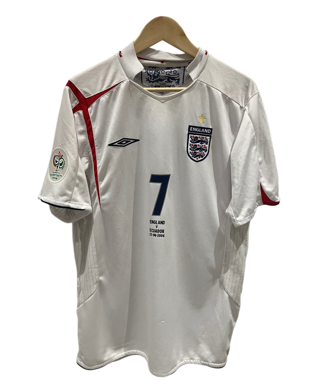 England home 2006 #7 Beckham (L) 7/10