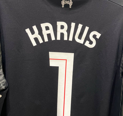 Liverpool Goalkeeper Shirt CL Final 2018 #1 Karius (M) 8/10
