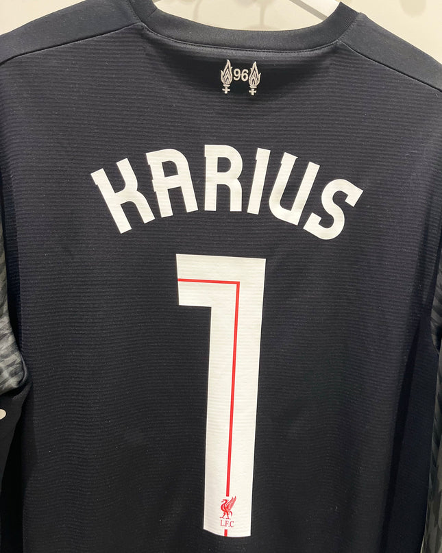 Liverpool Goalkeeper Shirt CL Final 2018 #1 Karius (M) 8/10
