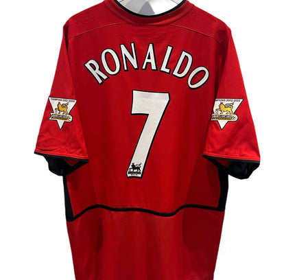 Manchester United home 2002/2004 #7 Ronaldo (XL) 8/10