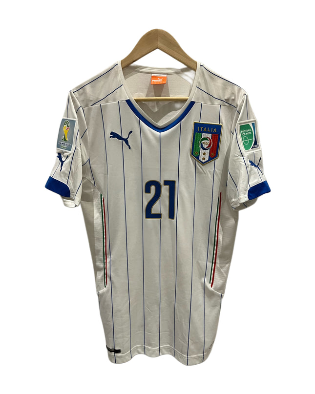 Italy home 2014 #21 Pirlo (M) 8/10