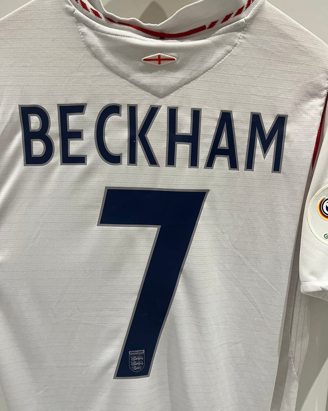 England home 2006 #7 Beckham (L) 7/10