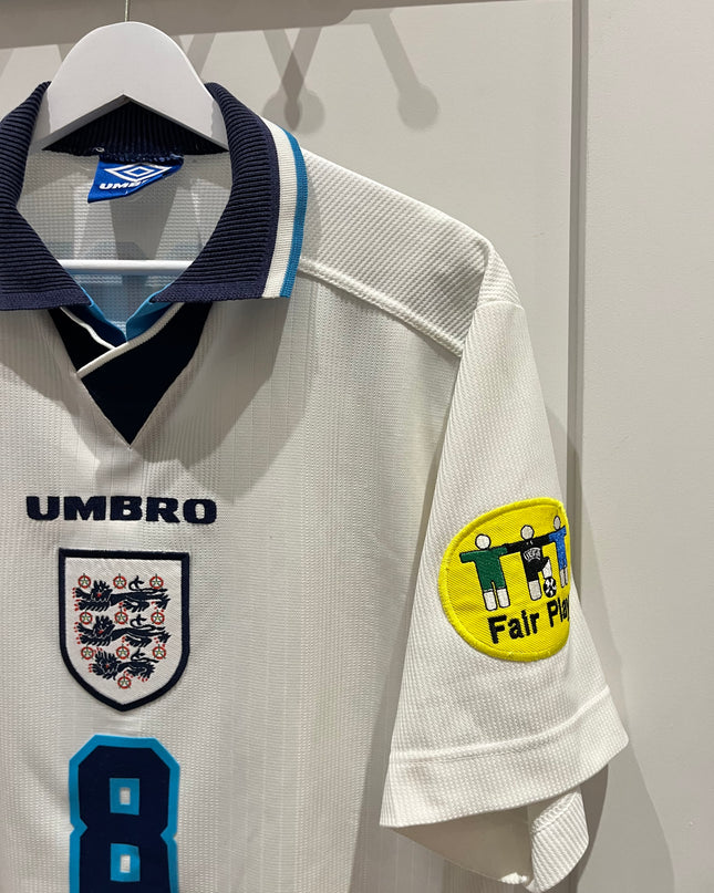 England home 1996 #8 Gascoigne (L) 8/10