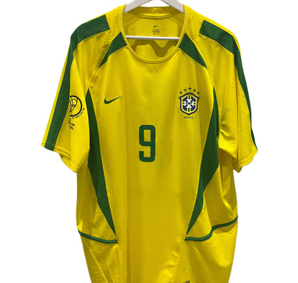 Brazil home 2002/2004 #9 Ronaldo (XL) 8/10