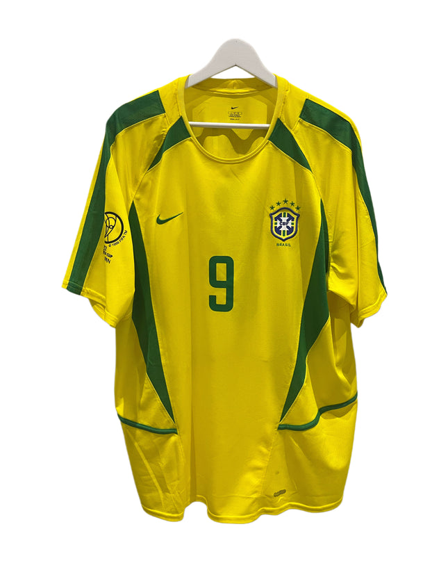Brazil home 2002/2004 #9 Ronaldo (XL) 8/10