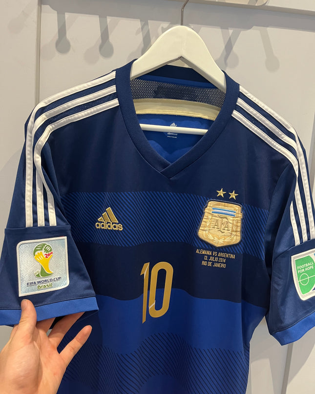 Argentina away 2014 WC Final #10 Messi (L) 8/10