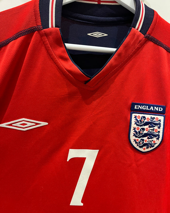 England away 2002 #7 Beckham (XL) 8/10