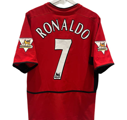 Manchester United home 2002/2004 #7 Ronaldo (M) 8/10