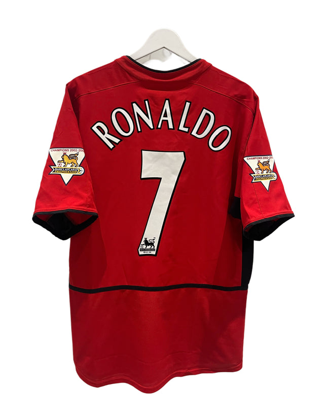 Manchester United home 2002/2004 #7 Ronaldo (M) 8/10