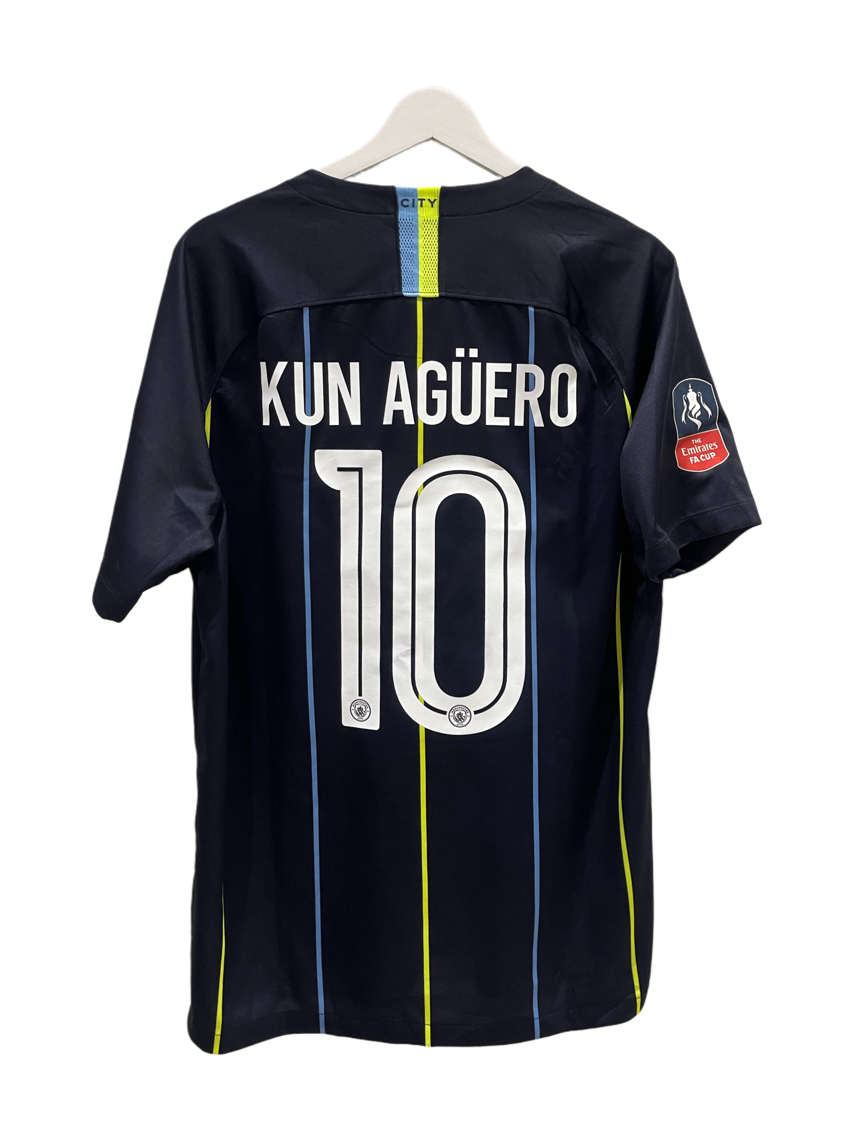 Manchester City away 2018/2019 #10 Kun Aguero (L) 7/10