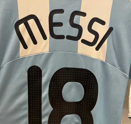 Argentina home 2007/2008 #18 Messi (M) 7/10