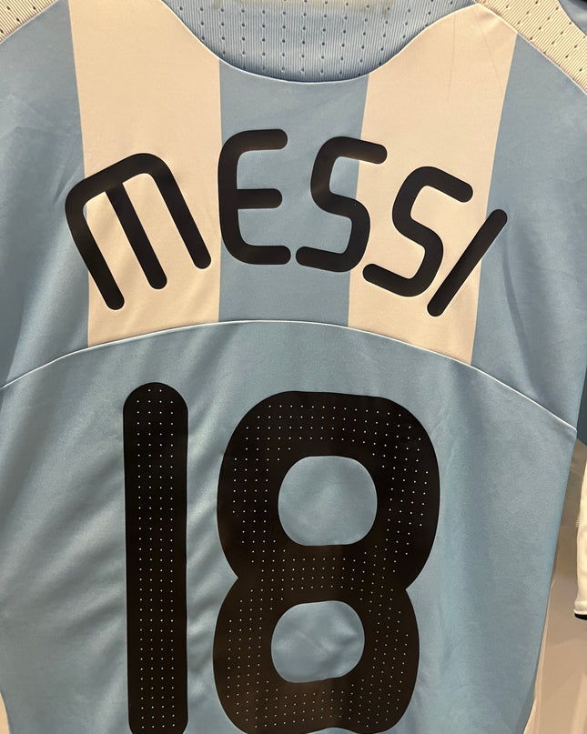 Argentina home 2007/2008 #18 Messi (M) 7/10