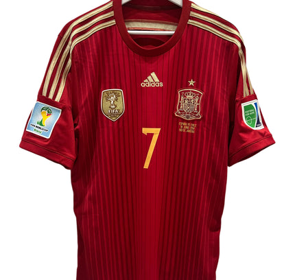 Spania home 13/14 #7 David Villa (M) 8/10