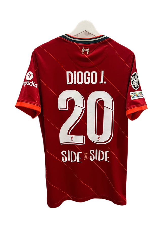 Liverpool home shirt CL Final 2022 #20 Diogo Jota (M) 9/10