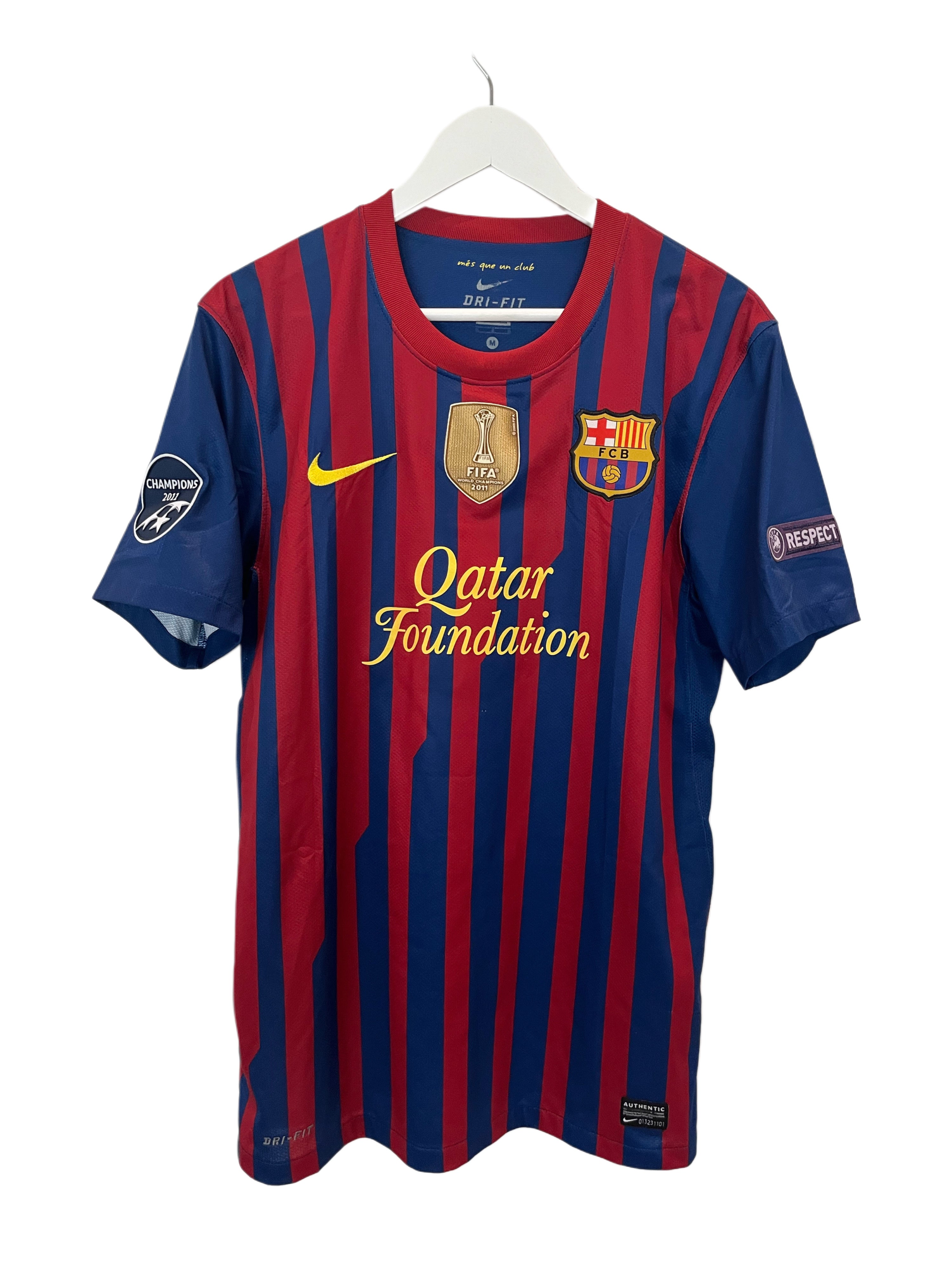 Barcelona home 2011/2012 #7 David Villa (M) 8/10