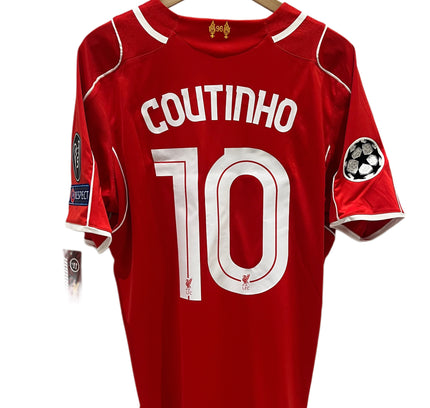 Liverpool home 2014/2015 #10 Coutinho (L) 9/10