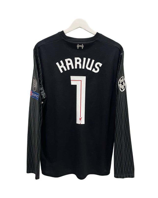 Liverpool Goalkeeper Shirt CL Final 2018 #1 Karius (M) 8/10