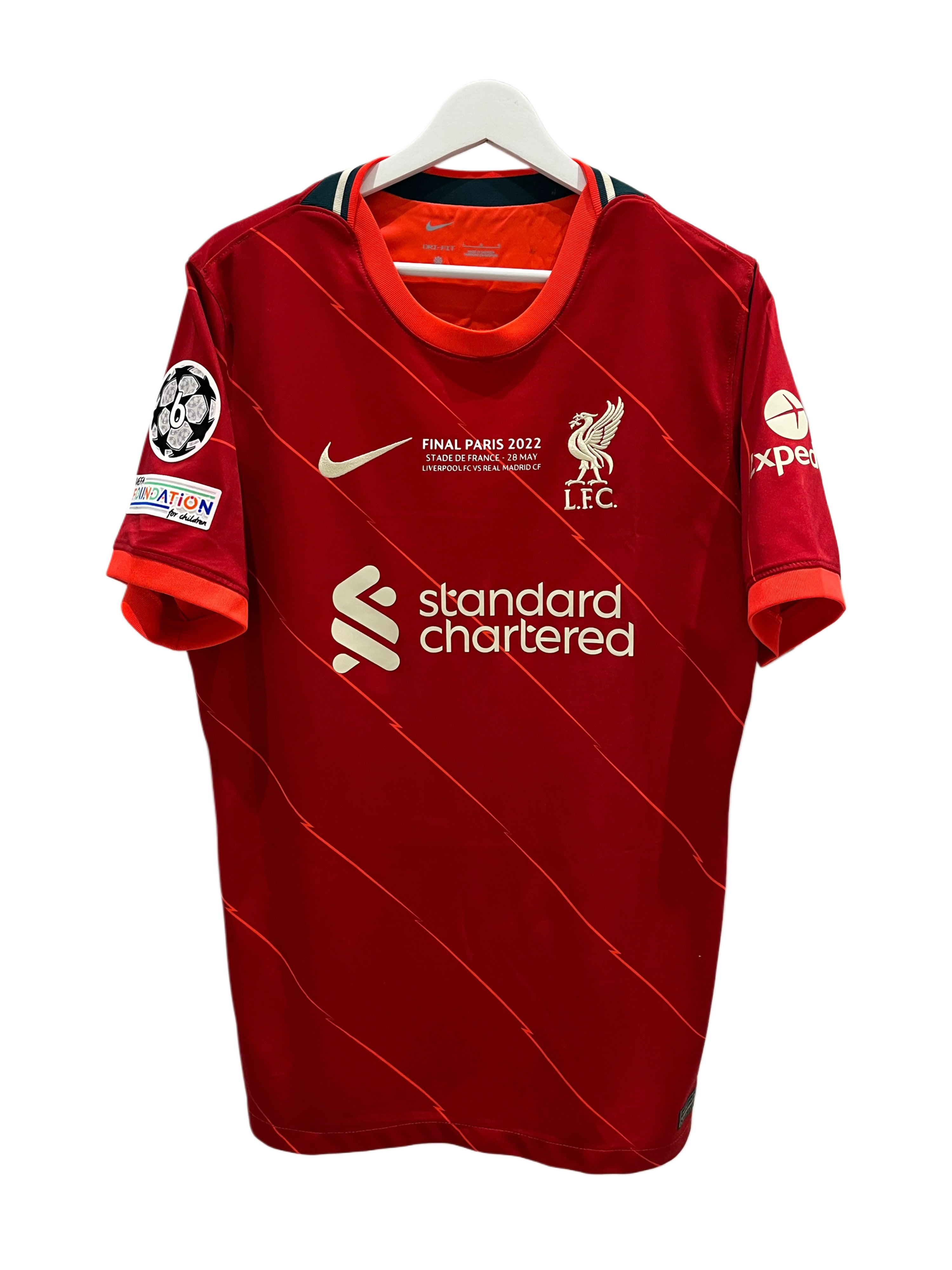 Liverpool home CL finale 2022 #66 Alexander Arnold (L) 8/10