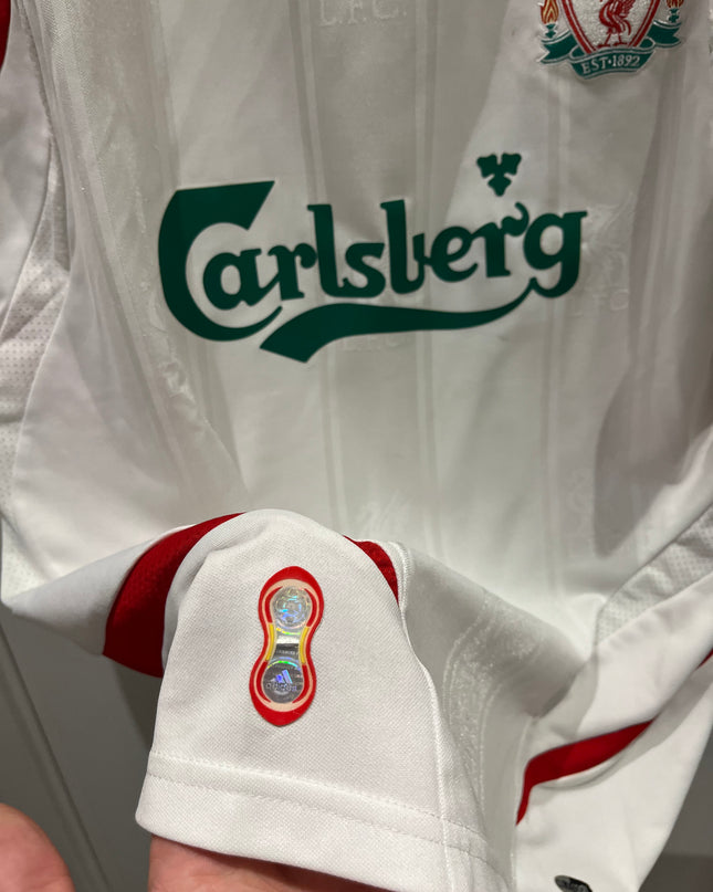 Liverpool bortedrakt 2007/2008 #6 Riise (M) 8/10