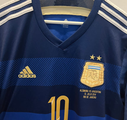 Argentina away 2014 WC Final #10 Messi (L) 8/10