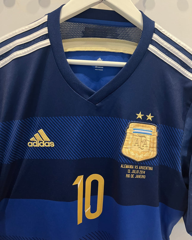 Argentina away 2014 WC Final #10 Messi (L) 8/10