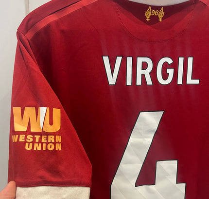 Liverpool home 2017/2018 #4 Virgil (M) 7/10