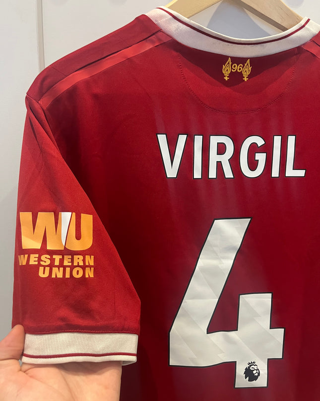 Liverpool home 2017/2018 #4 Virgil (M) 7/10