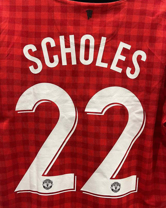 Manchester United home 2013/2014 #22 Scholes (M) 8/10