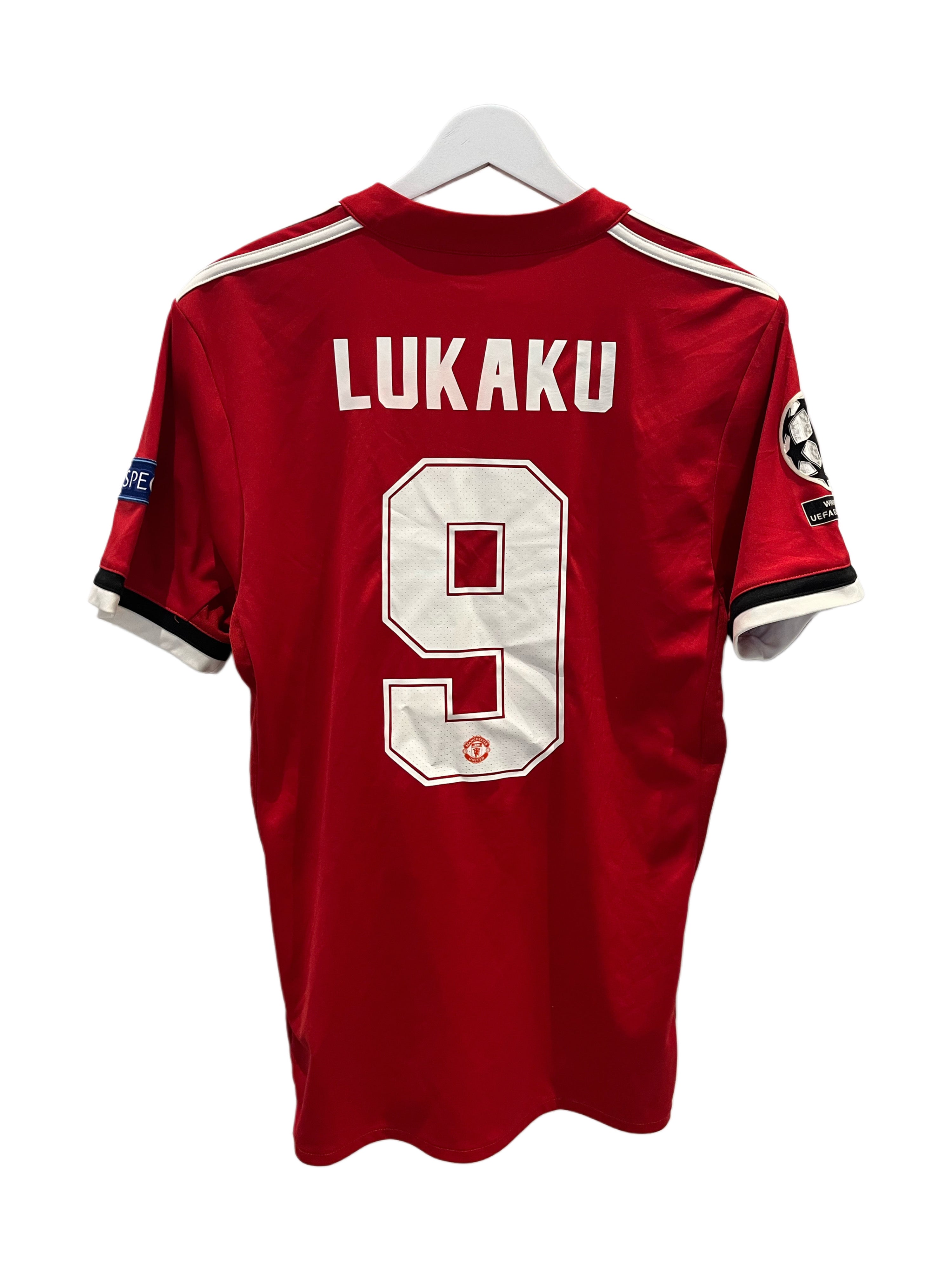 Manchester United home shirt 17/18 #9 Lukaku (S) 7/10