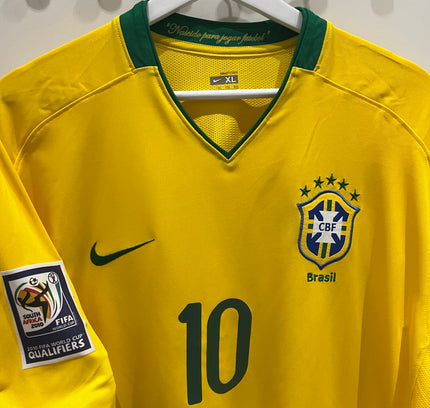 Brazil home 2008/2009 #10 Ronaldinho (XL) 7/10