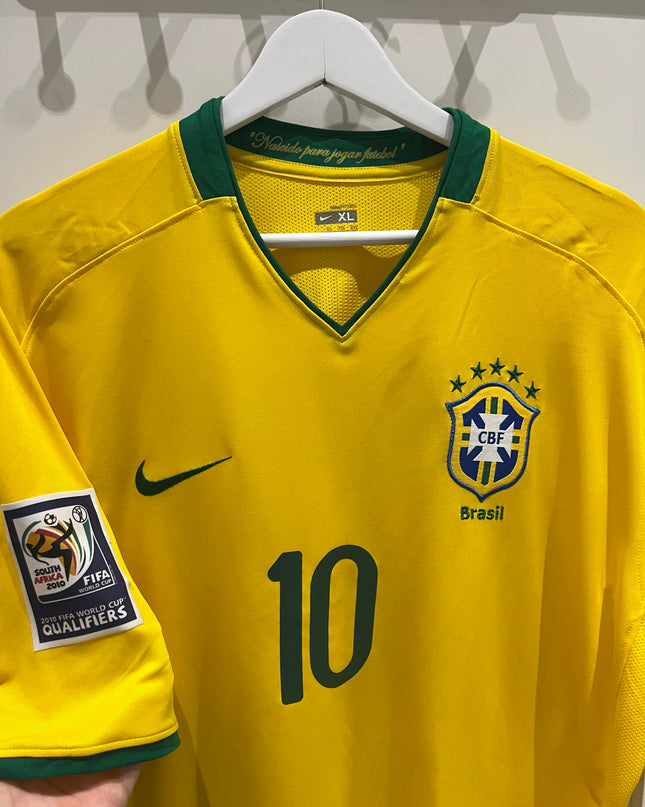 Brazil home 2008/2009 #10 Ronaldinho (XL) 7/10