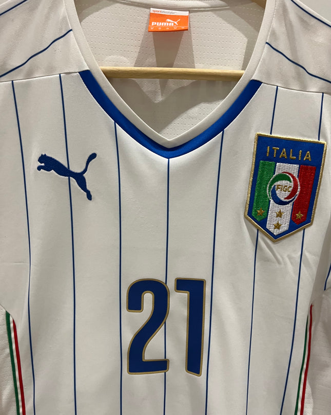 Italy home 2014 #21 Pirlo (M) 8/10