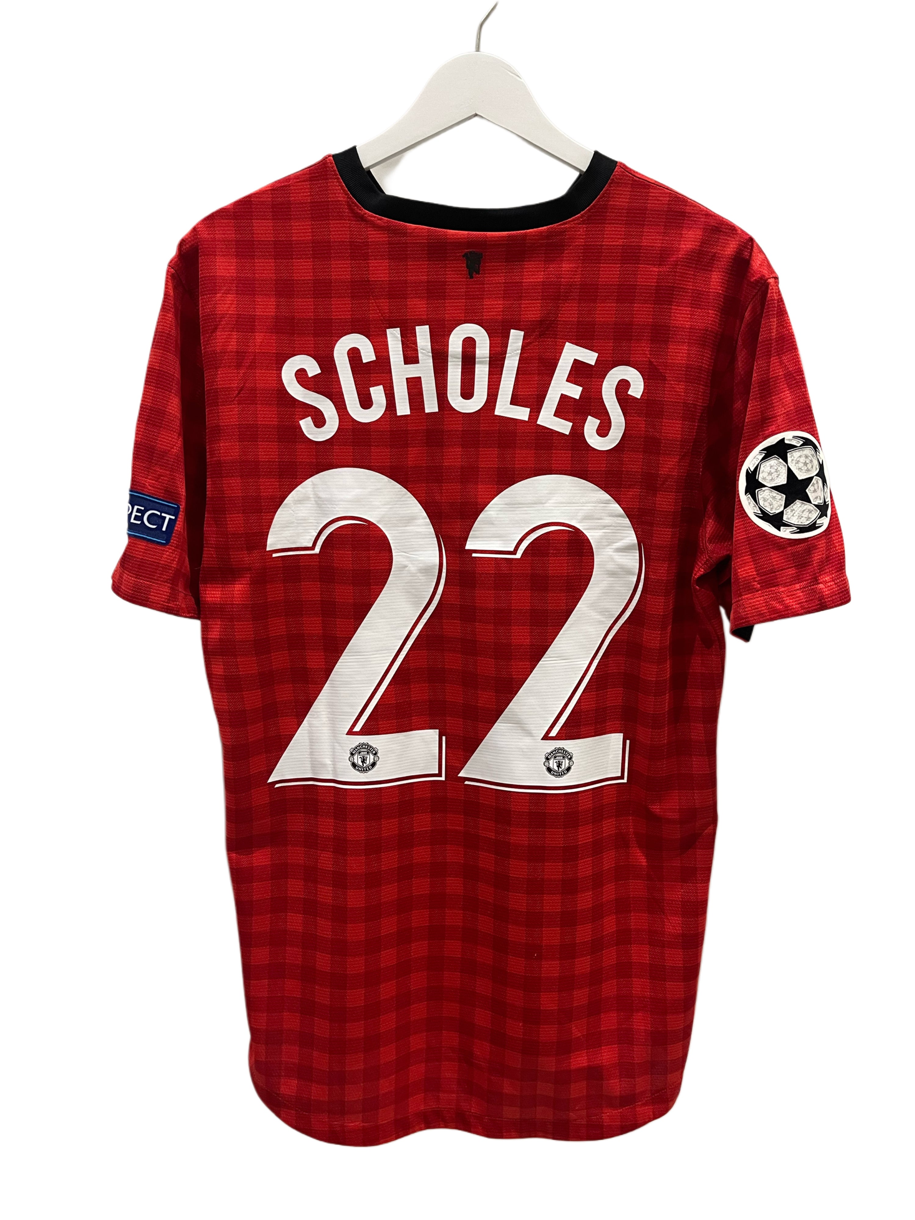 Manchester United home 2013/2014 #22 Scholes (M) 8/10