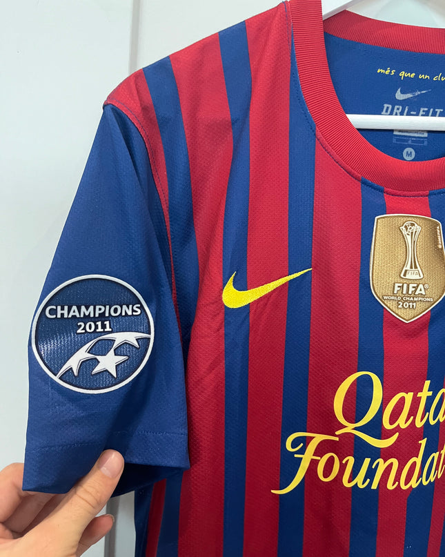Barcelona home 2011/2012 #7 David Villa (M) 8/10