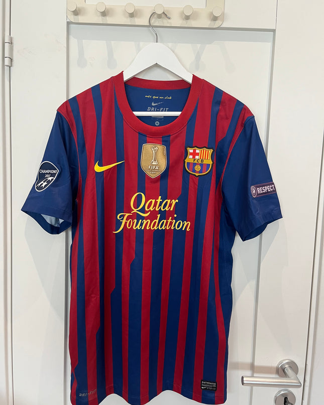 Barcelona home 2011/2012 #7 David Villa (M) 8/10