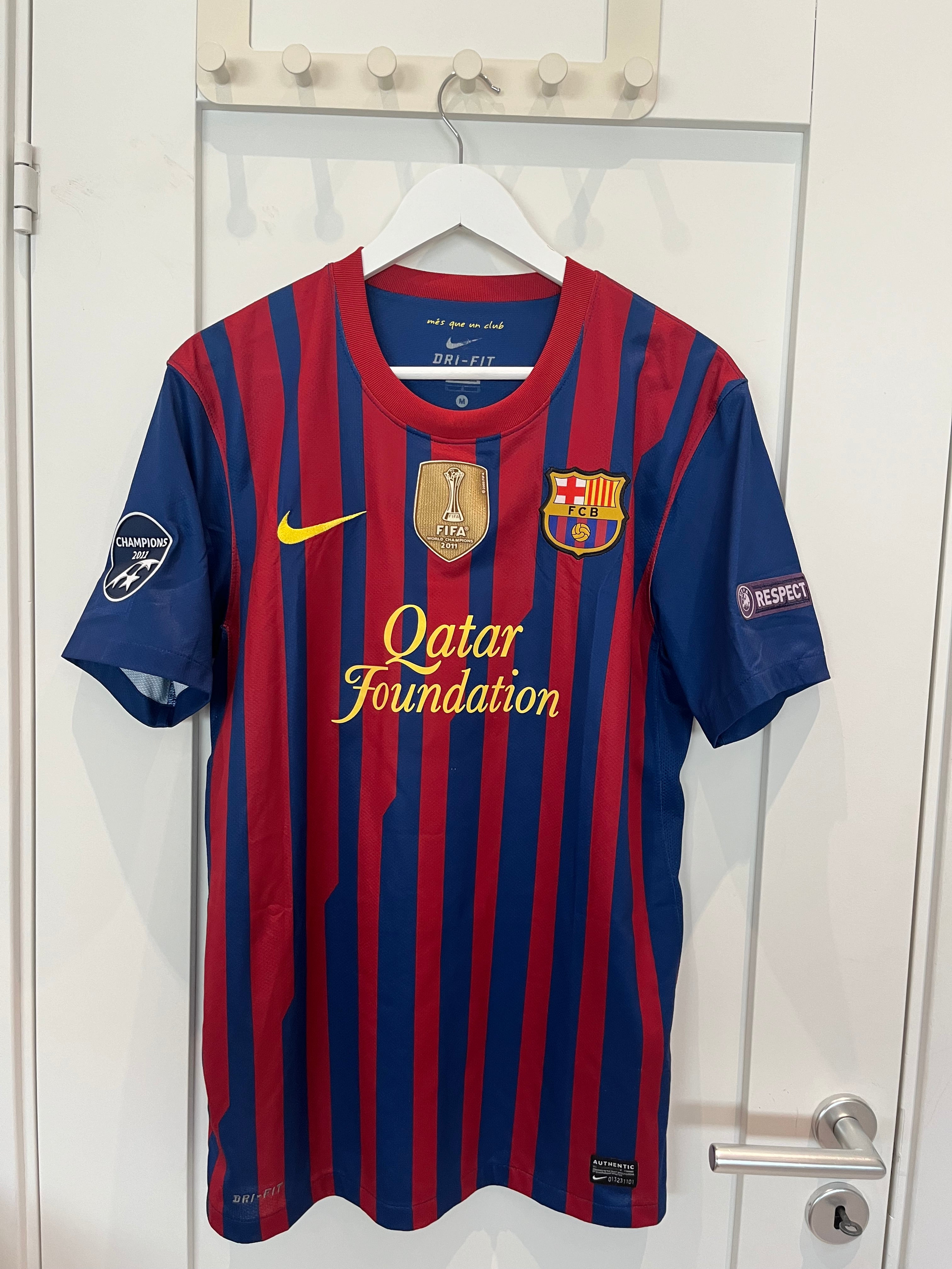 Barcelona home 2011/2012 #7 David Villa (M) 8/10