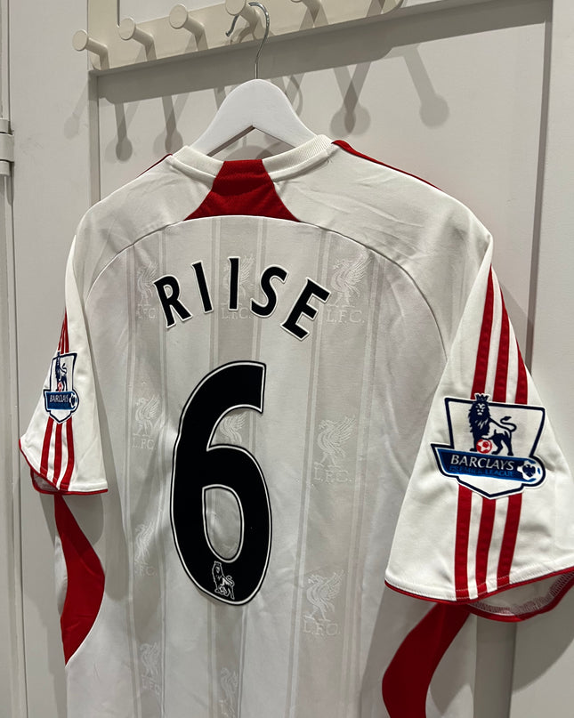 Liverpool bortedrakt 2007/2008 #6 Riise (M) 8/10