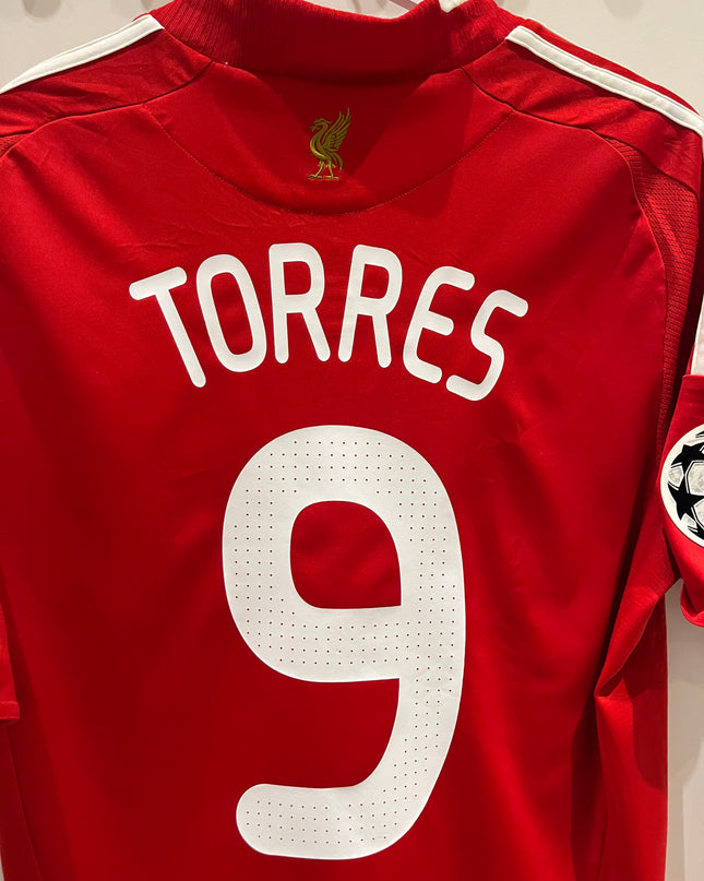 Liverpool home 2009/2010 #9 Torres (M) 8/10