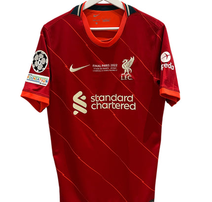 Liverpool home shirt CL Final 2022 #20 Diogo Jota (M) 9/10