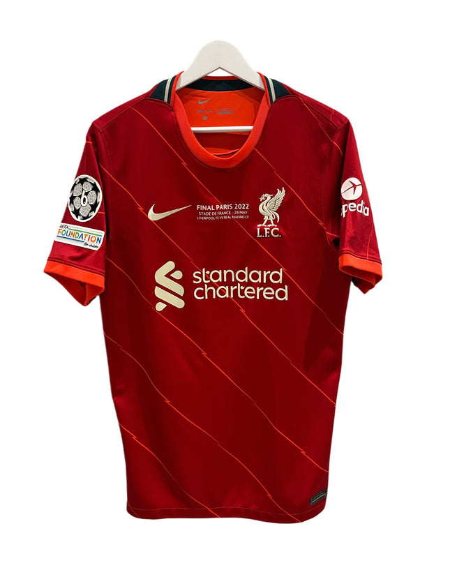 Liverpool home shirt CL Final 2022 #20 Diogo Jota (M) 9/10