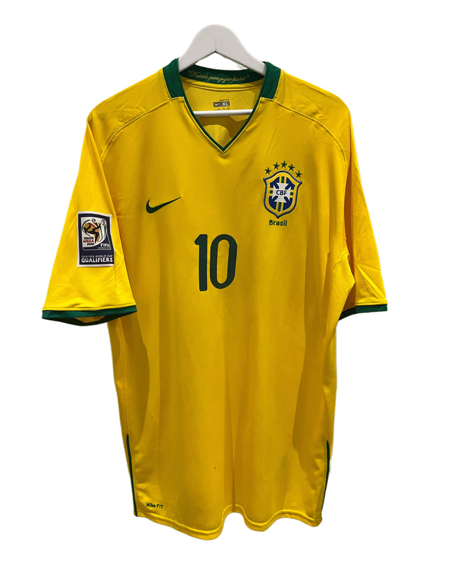Brazil home 2008/2009 #10 Ronaldinho (XL) 7/10