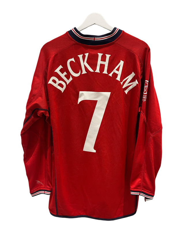 England away 2002 #7 Beckham (XL) 8/10