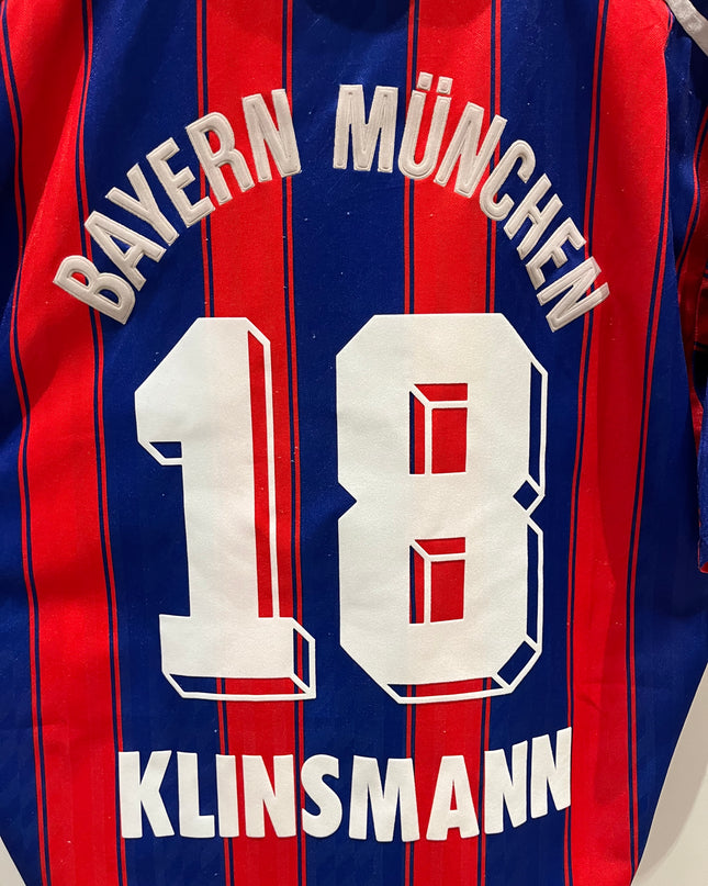Bayern München home 1994/1995 #18 Klinsmann (L) 6/10