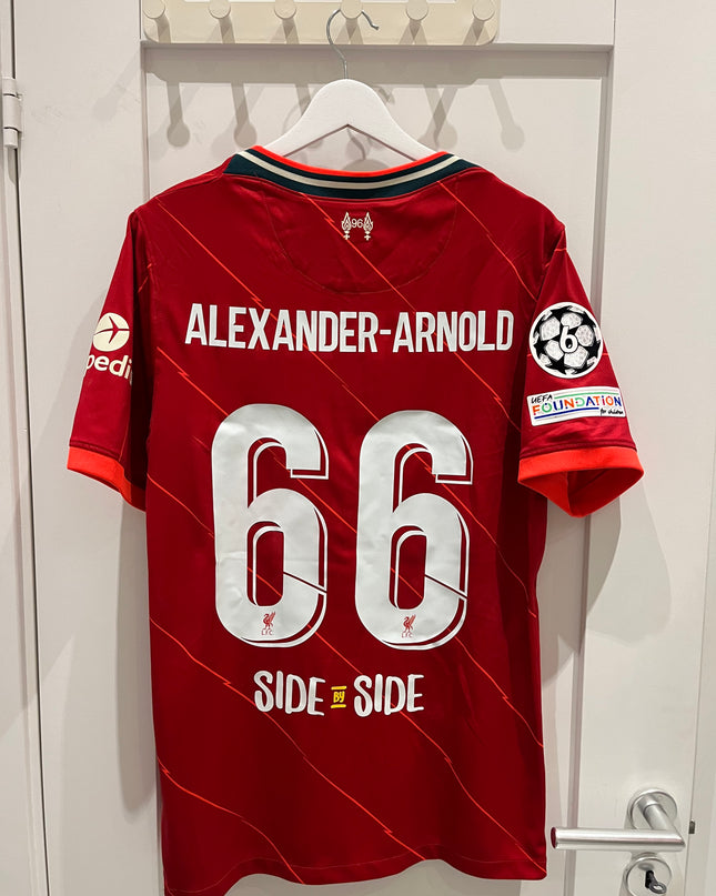Liverpool home CL finale 2022 #66 Alexander Arnold (L) 8/10