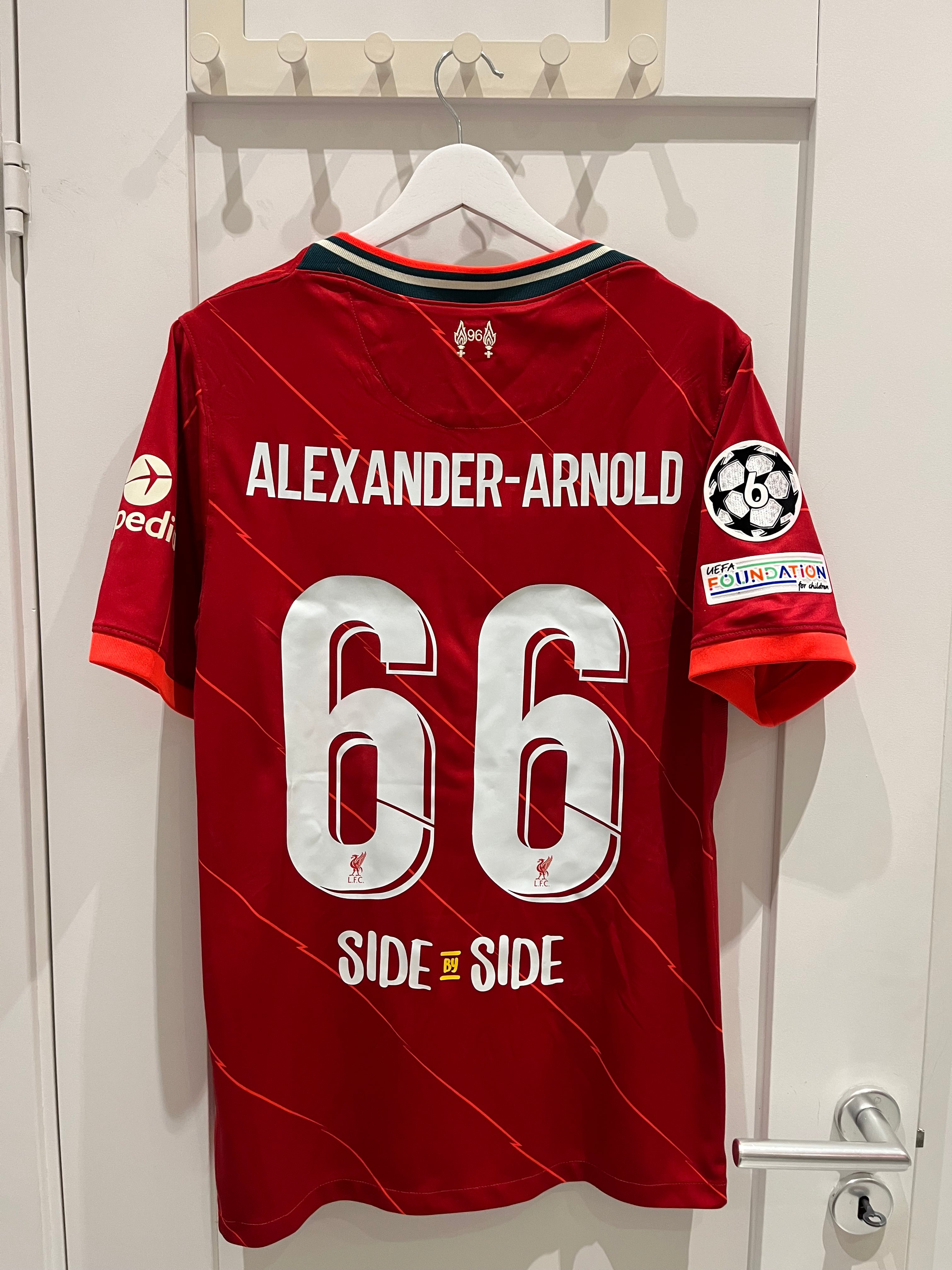 Liverpool home CL finale 2022 #66 Alexander Arnold (L) 8/10