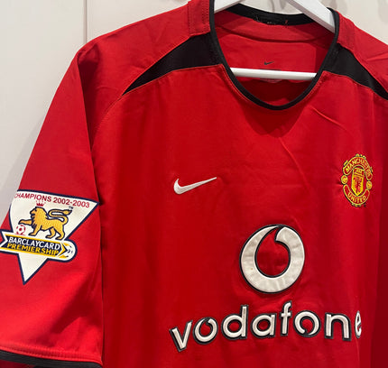 Manchester United home 2002/2004 #7 Ronaldo (M) 8/10