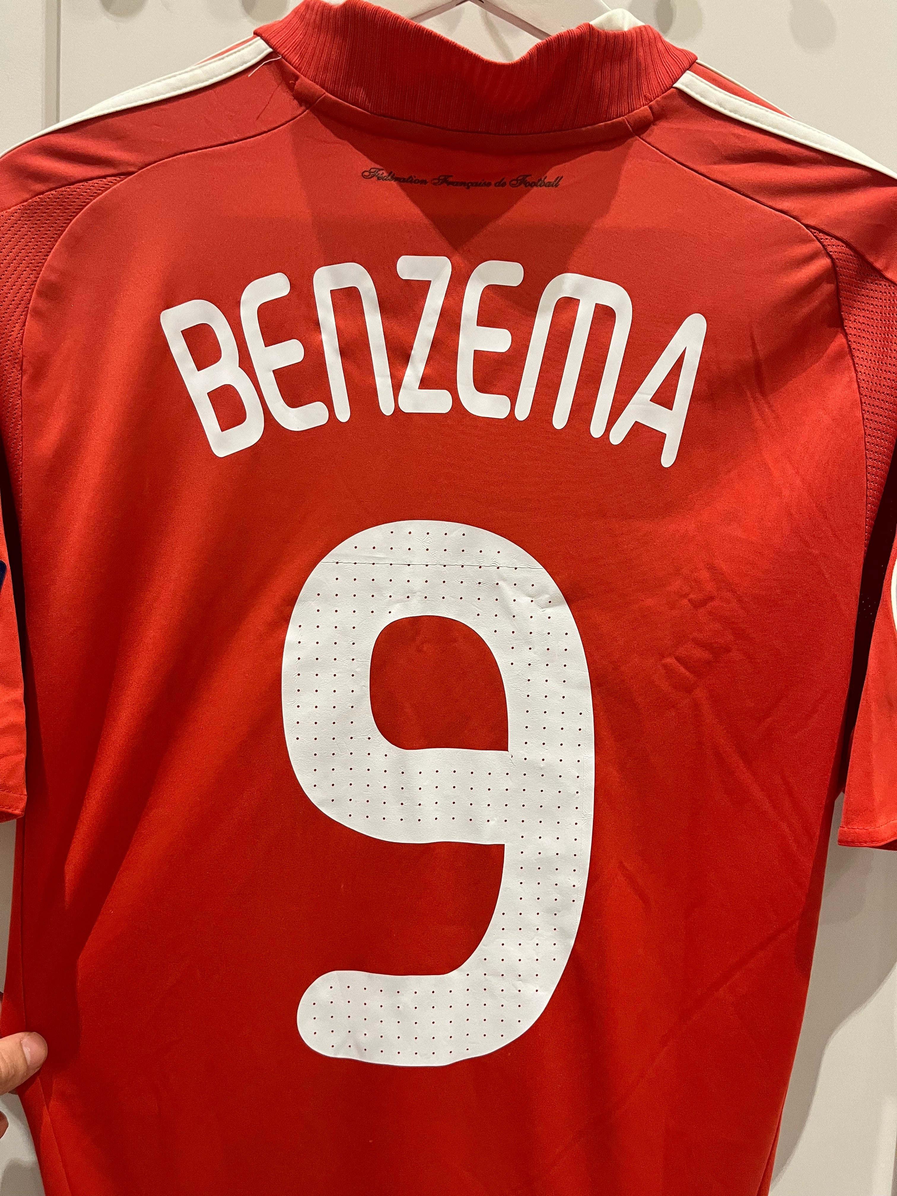 France away 2007/2008 #9 Benzema (M) 7/10